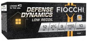 Fiocchi Field Dynamics Low Recoil 12 GA 2.75" 1 Buck Round 10 Per Box/ 25 Cs - 12LE9P Fiocchi Field Dynamics Low Recoil 12 GA 2.75" 1 Buck Round 10 Per Box/ 25 Cs - 12LE9P