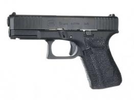 Talon Grips Adhesive Grip Textured Black Rubber, Fits Compact Glock Gen 5 (19, 23, etc.) - EV02R