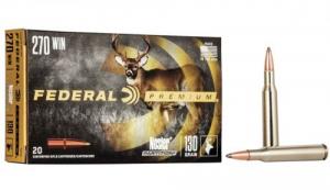 Federal Vital-Shok  270Win Nosler Partition 130gr 20rd box - P270P