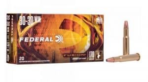 Federal Fusion 20RD 170gr 30-30 Winchester - F3030FS2 Federal Fusion 20RD 170gr 30-30 Winchester - F3030FS2