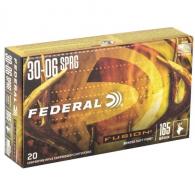 Federal Fusion Rifle Ammunition .30-06 Sprg 165 gr BTSP 2790 fps - 20/ct - F3006FS2 Federal Fusion Rifle Ammunition .30-06 Sprg 165 gr BTSP 2790 fps - 20/ct - F3006FS2
