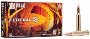 Federal Fusion Rifle Ammunition .300 Win. Magnum 180gr Fusion 20/ct - F300WFS3