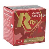 Rio Ammunition Game Load Heavy Field 28 Gauge 2.75" 3/4 oz 25/10 sold as a case - RC288