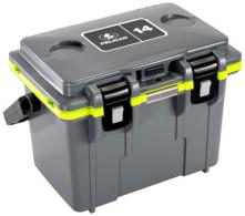 PELICAN 14Q-1-DKGRYEGRN 14QT ELITE COOLER GRY/GRN - 611 PELICAN 14Q-1-DKGRYEGRN 14QT ELITE COOLER GRY/GRN - 611