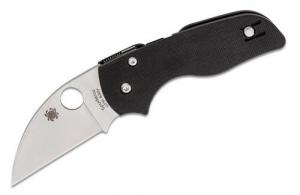 Spyderco Lil' Native Wharncliffe Compression Lock Folding Knife 2.44" CPM-S30V Satin Plain Blade, Black G10 Handles - C230GPWC Spyderco Lil' Native Wharncliffe Compression Lock Folding Knife 2.44" CPM-S30V Satin Plain Blade, Black G10 Handles - C230GPWC
