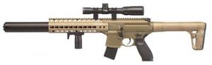 Sig Sauer Airguns MCX Scope Air Rifle Semi-Automatic .177 Pellet Blk/FDE - AIRMCXSCOPE17788G30FDE Sig Sauer Airguns MCX Scope Air Rifle Semi-Automatic .177 Pellet Blk/FDE - AIRMCXSCOPE17788G30FDE