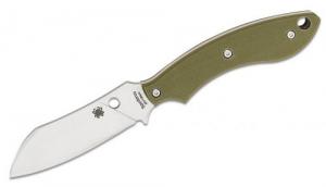 Spyderco Sjoerd Stok Drop Point Fixed Blade Knife 2.95" - FB50GPOD Spyderco Sjoerd Stok Drop Point Fixed Blade Knife 2.95" - FB50GPOD