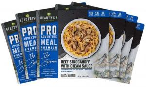 Wise Foods Outdoor Food Kit Beef Stroganoff with Mushroom Cream 6 Pack