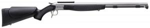 CVA CR3801SM Crossfire 50 Cal Firestick 26" Fluted, Stainless Barrel/Rec, Black Synthetic Furniture, DuraSight Scope Mount - CR3801SM