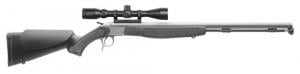 CVA CR3801SSC Crossfire 50 Cal Firestick 26" Fluted, Stainless Barrel/Rec, Black Synthetic Furniture, KonusPro 3-9x40mm Scope - 116