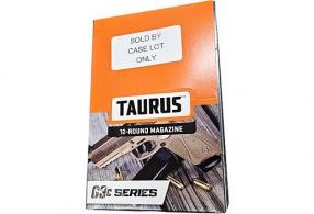 Taurus G3C Magazine Pop Display (12 Pack) 12rd 9mm Luger, Black Steel with Polymer Base Plate, Fits Taurus G3C - 389000903
