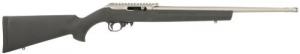 Black Rain Ordnance Sportsman 22 LR,  18", Blued Barrel/Rec, Optics Mount, Gunmetal Gray Rubber Overmold Stock, 10 rounds - BRO23061501