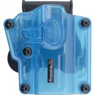 Bulldog MX005 Max Multi Fit OWB Transparent Blue Polymer Paddle Mount - 545