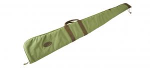 Boyt Harness GCSGUS52 Canvas Shotgun Case 52" Green Waxed Canvas with Tanned Leather Accents, Quilted Flannel Lining - 300 Boyt Harness GCSGUS52 Canvas Shotgun Case 52" Green Waxed Canvas with Tanned Leather Accents, Quilted Flannel Lining - 300