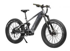 QuietKat Inc Ibex Smoke, Medium Frame, SRAM 9-Speed, Ultra-Drive 1000W (VPO) Motor - IBX-VPO-SMK-17