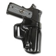 Galco AV212RB Avenger OWB Black Leather Fits 1911 5" Belt Slide, Right Hand - 158