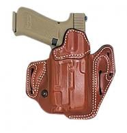 Vengeance Scabbard OWB Tan Leather Fits Sig P320C/P250C w/RD, Belt Slide, Right Hand
