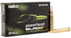 SAKO (TIKKA) PowerHead Blade 300 Win Mag 170 gr 20 Per Box - 1145 SAKO (TIKKA) PowerHead Blade 300 Win Mag 170 gr 20 Per Box - 1145