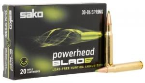 SAKO (TIKKA) PowerHead Blade 30-06 Springfield 170 gr 20 Per Box SAKO (TIKKA) PowerHead Blade 30-06 Springfield 170 gr 20 Per Box