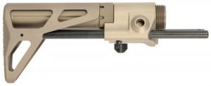 Maxim Defense Combat Carbine Stock (CCS) Gen 6 FDE Aluminum, Includes Buffer Tube, Fits AR-15 Platform