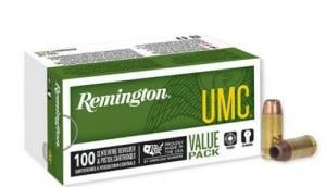 Remington Ammunition 23779 UMC 40 S&W 180 gr Full Metal Jacket (FMJ) 250 Bx/ 4 Cs (Mega Pack) - L40SW3A