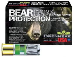 Brenneke Bear Protection 12 Gauge, 2.75", 1 1/4 oz Slug Shot, 5 Per Box - 515