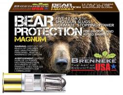 Brenneke Bear Protection, 12 Gauge, 2.75". 1 3/8 oz, Slug Shot, 5 Per Box - 515