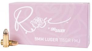 Sig Sauer ROSE, 9mm Luger, 115gr, Full Metal Jacket, 50/ct - 51