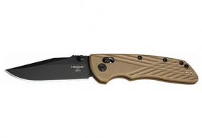 Hogue Deka 3.25 Able Lock Folder Clip Point Black Blade & Polymer FDE Handle