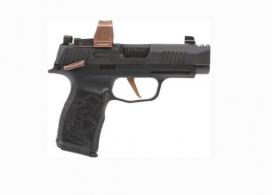 Sig Sauer P365, 9mm, Black with Rose Gold, 3.1", 12+1