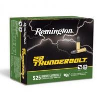 Remington 22 Thunderbolt Rimfire Ammunition .22 LR 40gr 1255 fps 525/ct - R21271