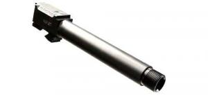 SilencerCo AC1329 Threaded Barrel 3.70" 9mm Luger, Black Nitride Stainless Steel, Fits Glock 26 Gen 1-5 - AC1329