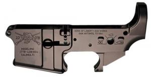 Sons Of Liberty Gun Works Angry Patriot Stripped Lower Receiver Black Anodized Aluminum, Fits Mil-Spec AR-15 - ANGRYPATRIOT Sons Of Liberty Gun Works Angry Patriot Stripped Lower Receiver Black Anodized Aluminum, Fits Mil-Spec AR-15 - ANGRYPATRIOT