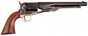 Cimarron 1860 Army Cut For Stock, .44 Cal, 8" Blued Round Steel Barrel, Smooth Walnut Grip, 6 rounds