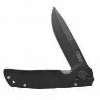 Camillus 18533-003 Cuda 3.75" Plain Drop Point Black AUS-8 Carbonitride Titanium Non-Stick Blade, Black G10 Handle - 220