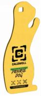 Caldwell Rimfire/Handgun Target, Yellow, AR500 Steel Prairie Dog, 1/4" Thick - 282 Caldwell Rimfire/Handgun Target, Yellow, AR500 Steel Prairie Dog, 1/4" Thick - 282