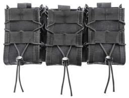 High Speed Gear 45DD00BK TACO Double Decker Shingle Black Nylong, Triple Shingle (3 Rifle/3 Pistol Mags), Fits MOLLE - 1018