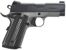 Girsan MC1911 Untouchable, 9mm, 3.4" Barrel, Black Serrated Steel Slide, Stainless Frame, 7 rounds