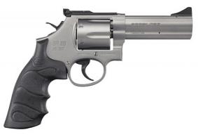 SAR USA SAR SR 38 Special/357 Mag 6 Shot, 4" Stainless Steel Barrel, Cylinder & Frame w/Black Finger Groove Grip, Dro - SARSR38ST4