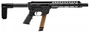 FREEDOM ORDNANCE FX-9 9mm 32+1 10", Black, M-LOK Handguard, SB Mini Brace, A2 Grip, 3" Faux Suppressor