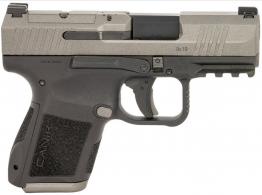 Canik MC9 9mm 3.18" Black Tenifer Cerakote / Tungsten Frame, 15+1 - HG7620TN