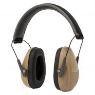 Allen ULTRX Slim Profile Passive Earmuff - Taupe - 4154