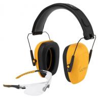 Allen ULTRX Shield Ear & Eye Protection Combo - Interstate Yellow - 258