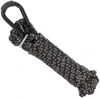 Allen Reflective Hoist Rope Black 25' Long - 7248