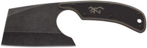 Browning 3220322B Cutoff Camp Boxed 2.50" Fixed Cleaver Plain Black Black Oxide Stonewashed 9Cr14MoV SS Blade, Black/Tan G10 Han - 173 Browning 3220322B Cutoff Camp Boxed 2.50" Fixed Cleaver Plain Black Black Oxide Stonewashed 9Cr14MoV SS Blade, Black/Tan G10 Han - 173