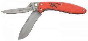 Browning 3220462 Primal Scalpel 2 2.75" Folding Drop Point/Scalpel Plain Blaze Orange 8Cr13MoV SS Blade, Blaze Orange Polymer w/ - 173 Browning 3220462 Primal Scalpel 2 2.75" Folding Drop Point/Scalpel Plain Blaze Orange 8Cr13MoV SS Blade, Blaze Orange Polymer w/ - 173