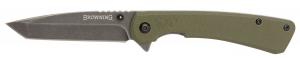 Browning Branded Rock Folder - OD Green - 3220507 Browning Branded Rock Folder - OD Green - 3220507