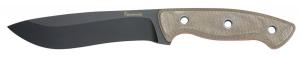 Browning Desolation Large 6" Fixed Drop Point Plain Black Powder Coated 440C SS Blade, Tan Micarta Laminate Handle - 3220517B Browning Desolation Large 6" Fixed Drop Point Plain Black Powder Coated 440C SS Blade, Tan Micarta Laminate Handle - 3220517B
