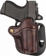 1791 Gunleather Optic Ready Paddle Holster 1911 3"-For Glock 42/43-Sig 238/365 PDHC Signature Brown RH - OR-PDH-C-SBRR