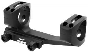 Warne X-SKEL Scope Mount/Ring Combo Black Anodized 1" 0 MOA - XSKEL1TW
